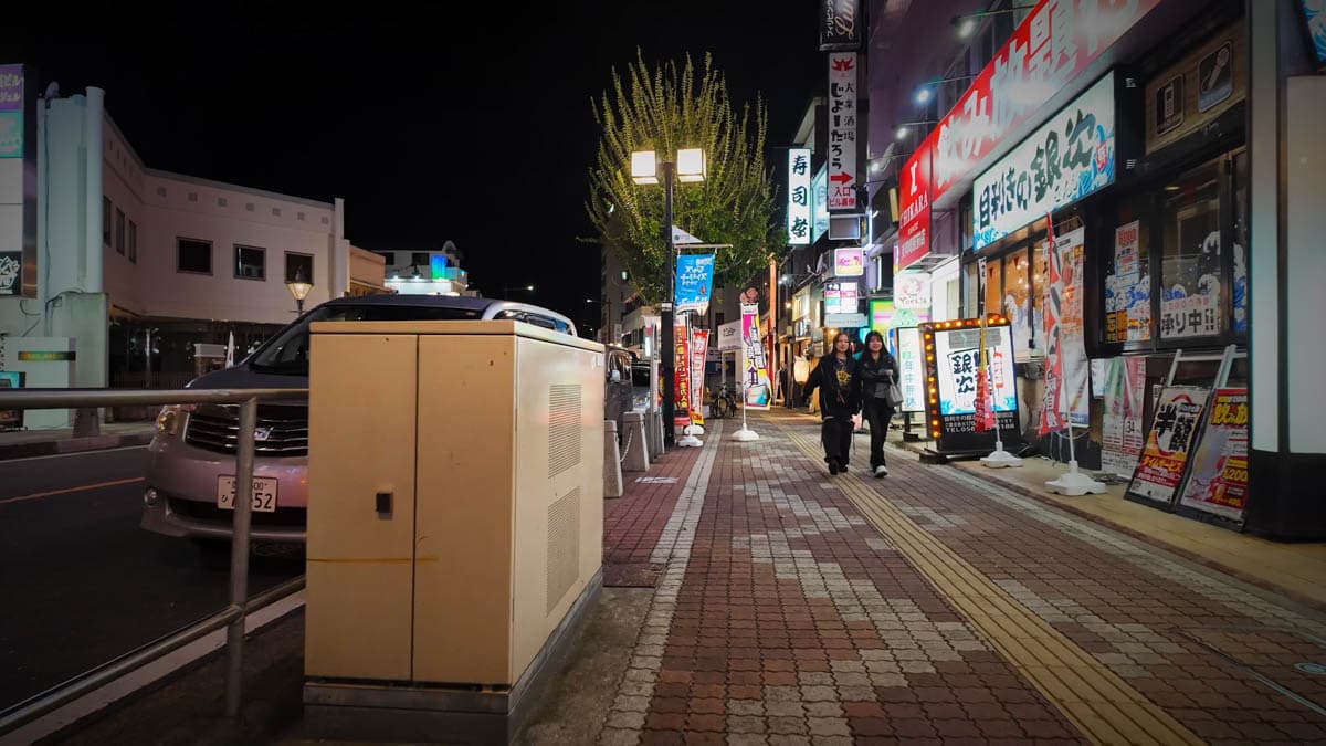 [Higashi-Okazaki Station / Evening Walk] (Okazaki, Aichi) The Demolished Building That Used to Define the Station Square
