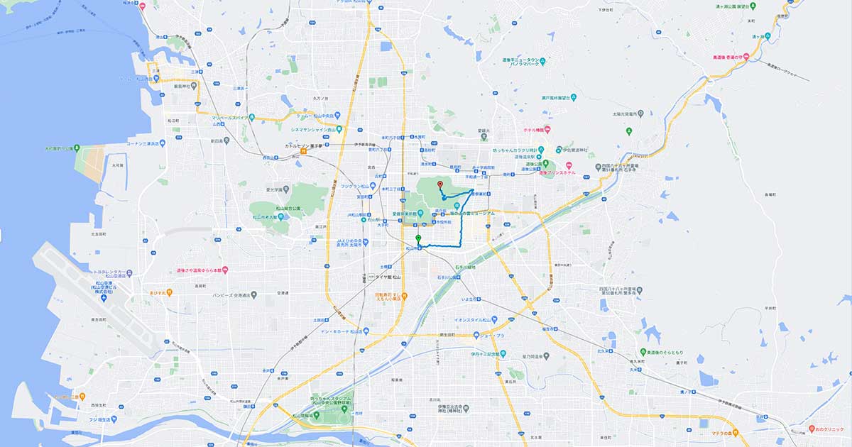 When a certain prefectural governor said jakoten was "poor-looking" - walking through Matsuyama